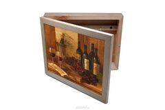 !09 КЛЮЧНИЦА НАСТЕННАЯ "ВИНТАЖНЫЕ ВИНА", 29 X 22 X 7 СМ