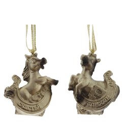 Фигурка декоративная подвесная "Лошадка", L4 W2 H5,5 см, 2в.