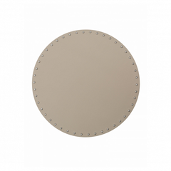 Сервировочная салфетка BEIGE с заклепками, серо-бежевая