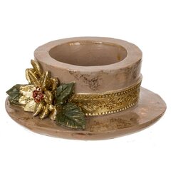 Подсвечник, L10 W10 H4 см