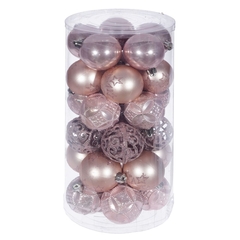 Набор из 30шт Украшение новогоднее "Шар", D 6 см, L6 W6 H7 см