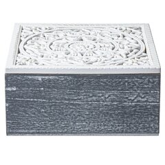 Шкатулка, L18 W18 H8,5 см