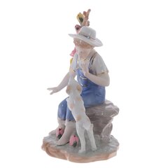 Фигурка декоративная "Мальчик с собакой",25x13x24 см.