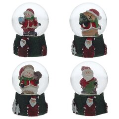 Фигурка декор в стекл шаре "Дед Мороз/Снеговик/Мишка", D 4.5 см, L4,5 W4,5 H6 см, 4в.