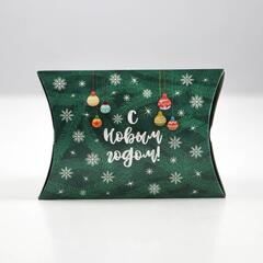 !09 Коробка сборная (набор 10 штук) фигурная «С Новым Годом!», 11 x 8 x 2 см.