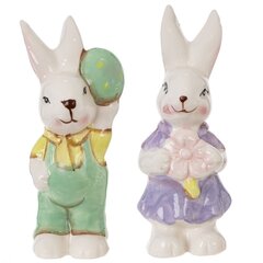 Фигурка декоративная "Заяц", L3,5 W3,5 H10,5 см, 2в.