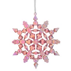 Украшение новогоднее "Снежинка", L13 W1 H13 см