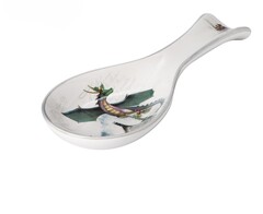 !09 Подставка под ложку «Дракоша», 24,7×9×2,5 см, цвет белый