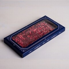 !Коробка для шоколада 3 штуки Best wishes, с окном, 17,3 × 8,8 × 1,5 см