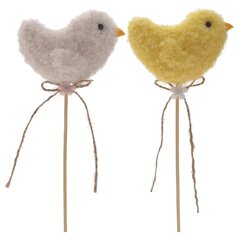 Изделие декоративное (вставка) "Цыпленок" (8*4*6), Д8 Ш4,5 В30 см, 2в.