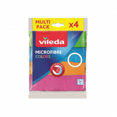 Салфетка Колорс из микрофибры 4шт