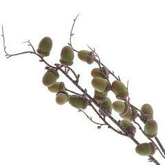 Ветка искусственная "Дуб с желудями", L16 W10 H80 см