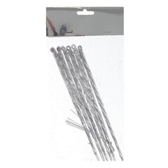 Набор из 6 шт: Изделие декоративное подвесное "Сосулька", L5 W0,7 H19 см