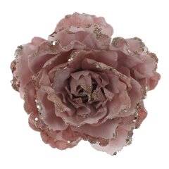 Цветок искусственный "Роза" (на клипсе), L10 W10 H16 см