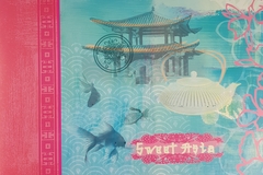 !Салфетка на стол "Китай" 4 штуки,  29/41 см.