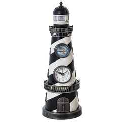 Часы настольные декоративные (музык., подсветка, 5xАА н/п), Д13,5 Ш13,5 В38 см