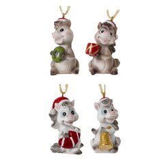 Фигурка декоративная подвесная "Лошадка", L3 W3 H5 см, 4в.