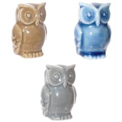 Фигурка декоративная "Сова", L2 W2 H4 см, 3в.