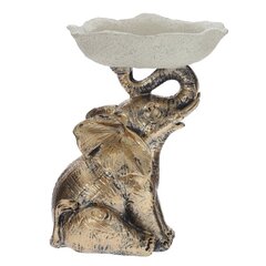 Фигурка декоративная "Слон" с подставкой д/мелочей, L12 W11 H16 см