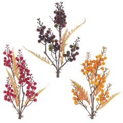 Ветка искусственная "Рябина", L23 W18 H44 см, 3в.