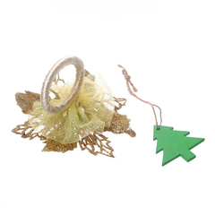 !09 НАБОР 3 ШТУКИ - Кольцо для салфеток «Цветок» цвет золото