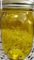 !09 Банка для специй с подвесом и крышкой "Калейдоскоп", 920 мл., цвет желтый