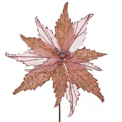 Цветок искусственный "Пуансеттия", L38 W38 H39 см