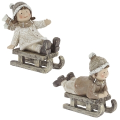 Фигурка декоративная "Ребенок", L12 W4 H10 см, 2в.