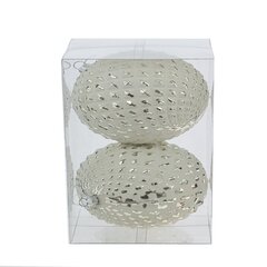 Набор из 2шт Украшение новогоднее "Шар", D 9 см, L10 W10 H19,5 см