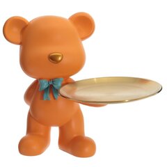 Фигурка декоративная "Медвежонок" с блюдом, Д25 Ш22 В24 см