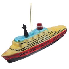 Украшение новогоднее "Корабль", L15 W3 H6 см