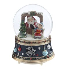 Фигурка декоративная "Рождество" в стекл шаре (муз, свет, вьюга, АААх3, н/п), D 10 см, L10,5 W10,5 H