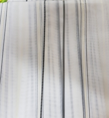 !09 Тюль " Элва" 300*280см. цвет серый на шторной ленте