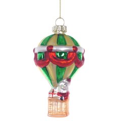 Украшение новогоднее "Воздушный шар", L5,5 W5,5 H11,5 см