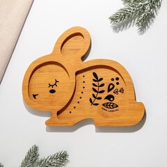 !09 Менажница «Зайка», 19 х 23 см