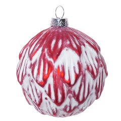 Украшение новогоднее Шар "Винтаж", D8 см, L8 W8 H10 см