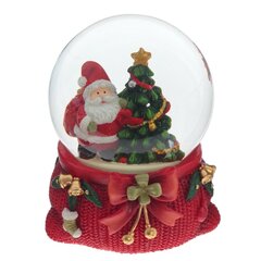 Фигурка декор в стекл шаре "Дед Мороз", D 6 см, L7 W7 H8 см