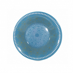 Тарелка суповая BAGATELLE TURQUOISE 21.5см