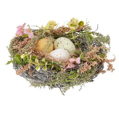 Изделие декоративное "Гнездо пасхальное", L14 W14 H6 см