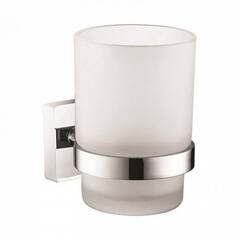 !09 Подстаканник одинарный настенный Amur матовое стекло сплав металлов (AMUSMG0M45)