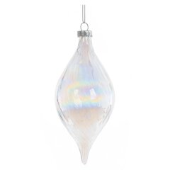 Украшение новогоднее "Капля", L6 W6 H15 см