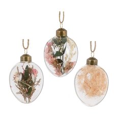 Набор из 6-ти изделий декоративных подвесных "Яйцо пасхальное" (6*8), L20 W20 H6,5 см