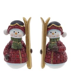 Фигурка декоративная "Снеговик",  L5 W5 H11 см, 2в.