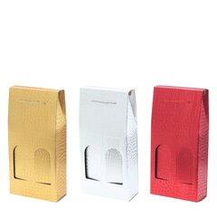 Пакет подарочный (бумага 230г/м2, (блок микс 12шт),  ((блок микс 12шт), L18 W8 H38 см, 3в.