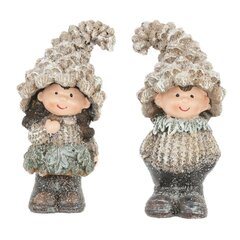 Фигурка декоративная "Мальчик/ Девочка", L6 W5,5 H14 см, 2в.