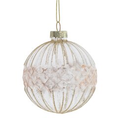 Украшение новогоднее "Шар", D 7 см, L7 W7 H8,5 см