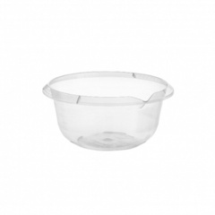 Миска дымчатая 2л 22х22х15см с мерным делением