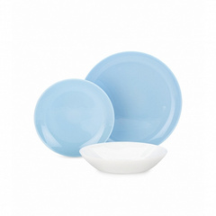 Столовый набор ЛАЙТ БЛЮ&УАЙТ 18 предметов