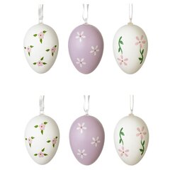 Набор из 6-ти изделий декоративных подвесных "Яйцо" (4*6), L16 W4 H17,5 см
