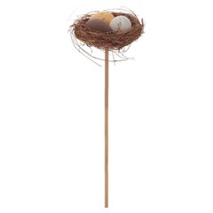 Изделие декоративное (вставка) "Гнездо пасхальное" (5*2), L5,5 W5,5 H22 см